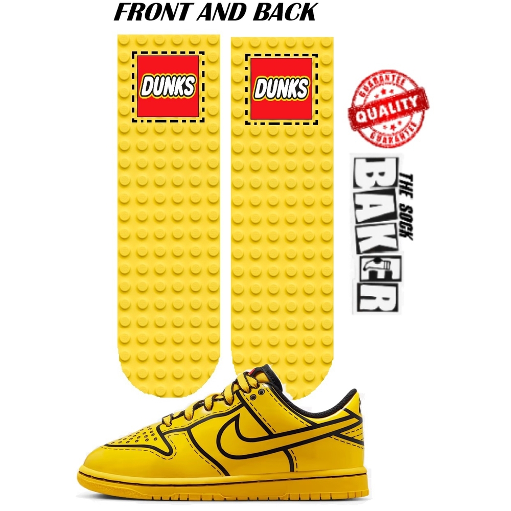Lego Dunks Socks To Match